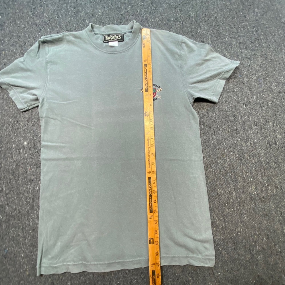 Old‎ Favorites T Shirt M Medium Mens Green Madeira Beach Florida Embroidered Tee - Picture 5 of 7